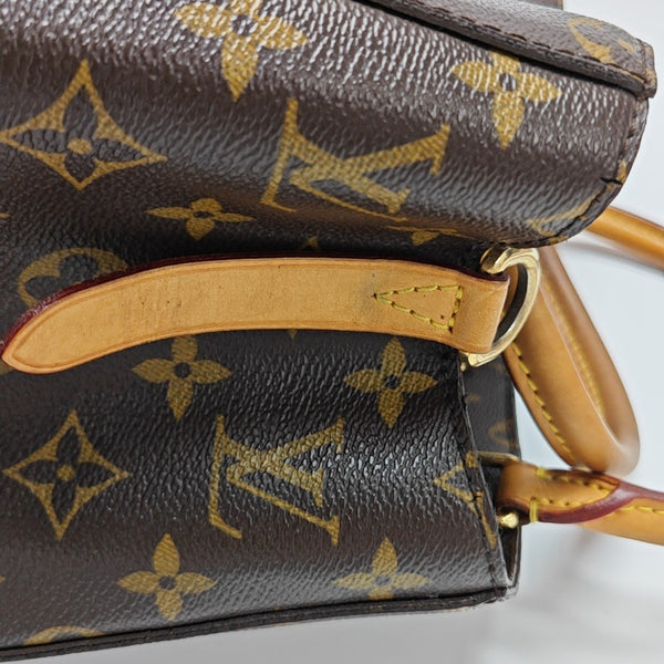 MONTAIGNE Monogram Coated Canvas Brown