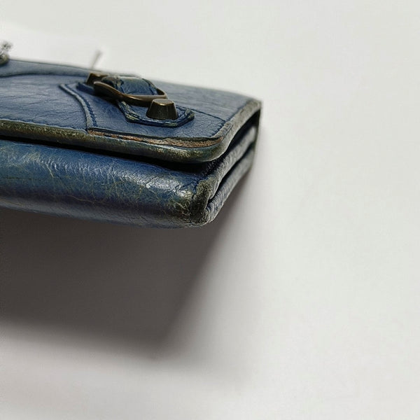 Authenticated pre-owned Classic City Lambskin Blue Wallet - Wallet at Looply