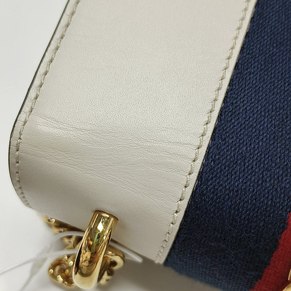 Sylvie Mini Calfskin White