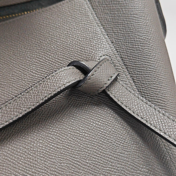 BELT Micro Calfskin Gray