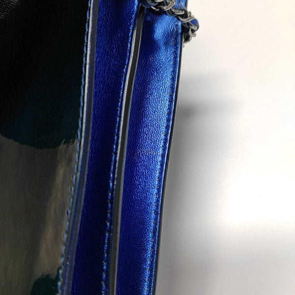 Patent Leather Blue