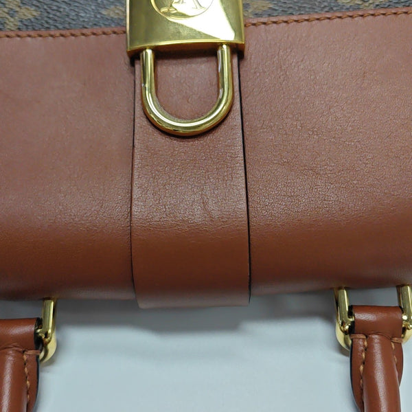 LOCKY BB Monogram Coated Canvas Brown