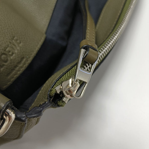 Puzzle Large Calfskin Green