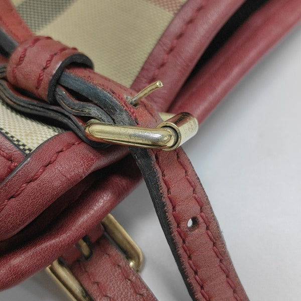 Coated Canvas Tote Bag Beige