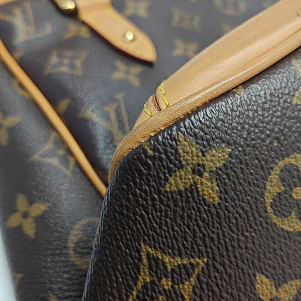 ESTRELA MM Monogram Coated Canvas Brown