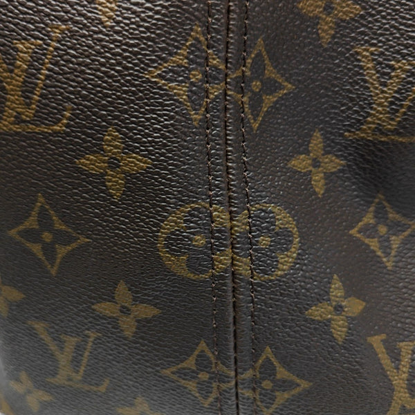 NEVERFULL GM Monogram Coated Canvas Brown
