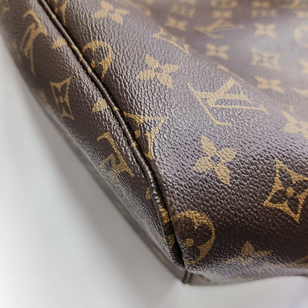 NEVERFULL Lona Revestida Monogram Marrón