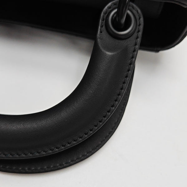 Lady Dior Mini Cannage Calfskin Black