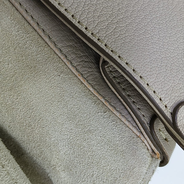 Calfskin Shoulder Bag Beige