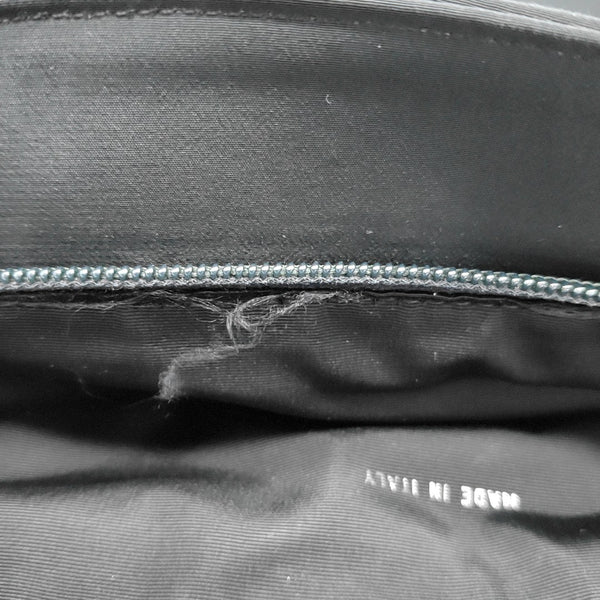 Nylon Top Handle Bag Black