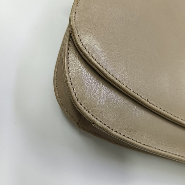 Calfskin Shoulder Bag Beige