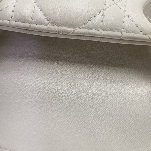 Lady Dior Mini Cannage Lambskin White