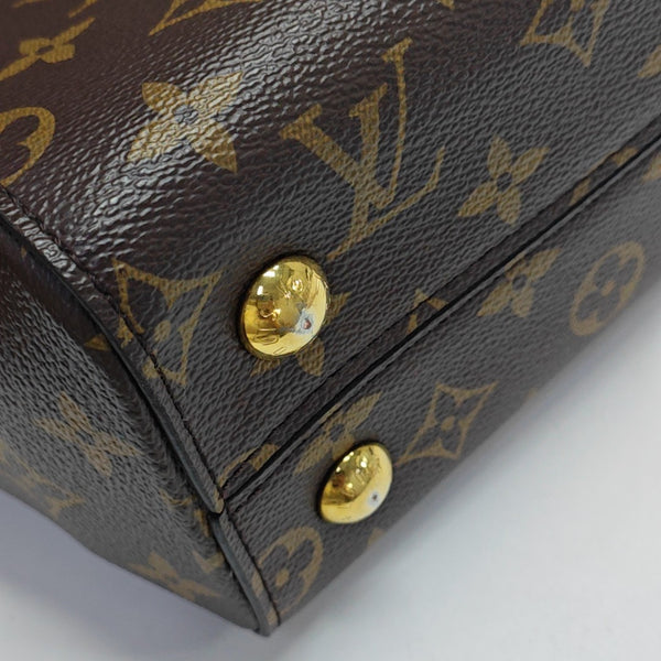 CLUNY Monogram Coated Canvas Brown