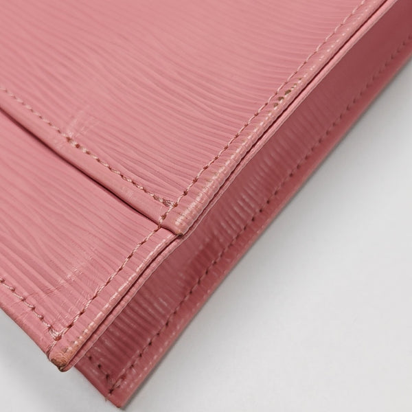 Leather Clutch Pink