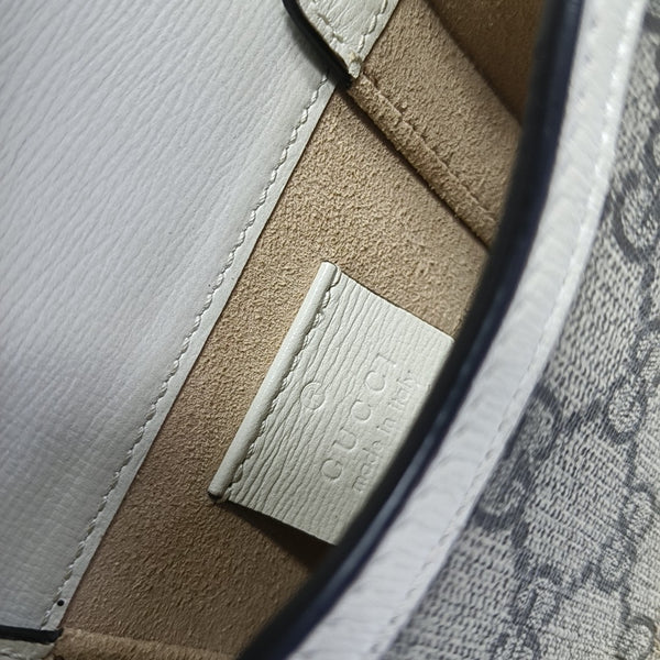 Horsebit 1955 Mini Coated Canvas Beige