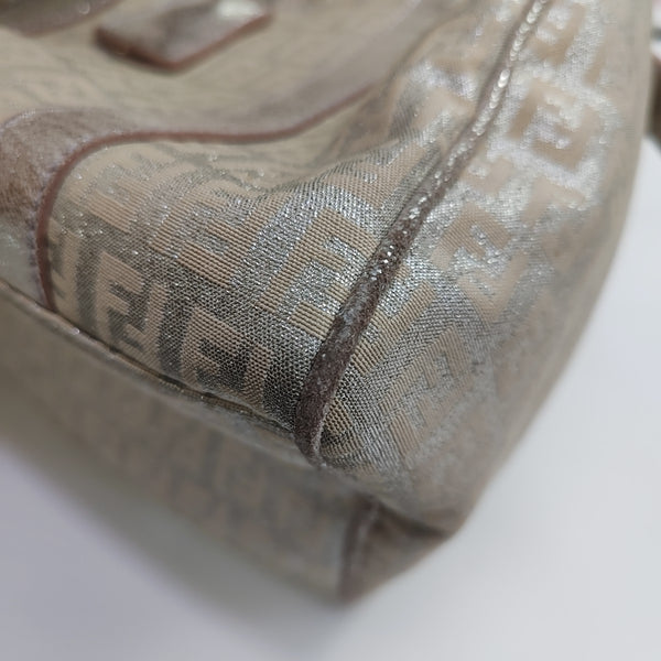 Canvas Top Handle Bag White