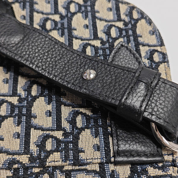 Saddle Monogram Canvas Azul