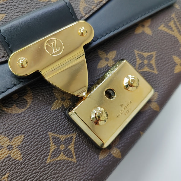 MARCEAU Monogram Coated Canvas Brown