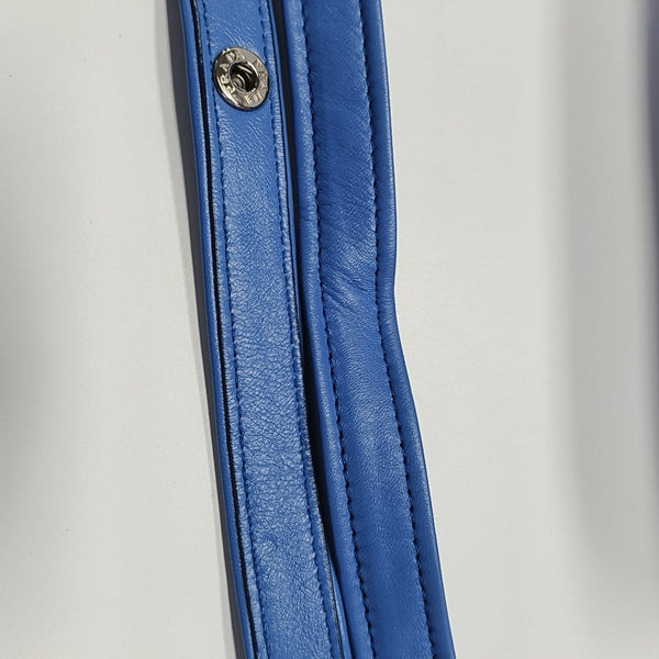 Lambskin Shoulder Bag Blue