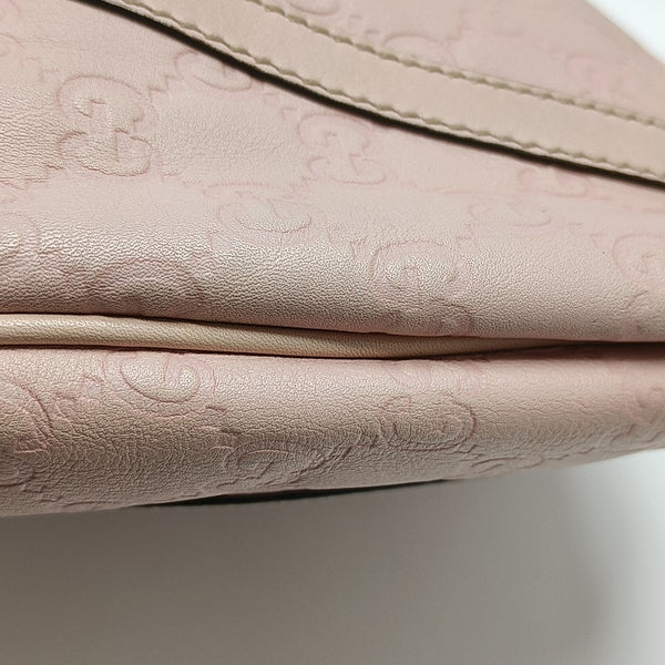 Monogram Calfskin Tote Bag Pink