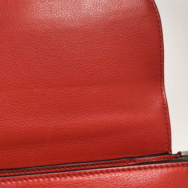 Calfskin Shoulder Bag Red
