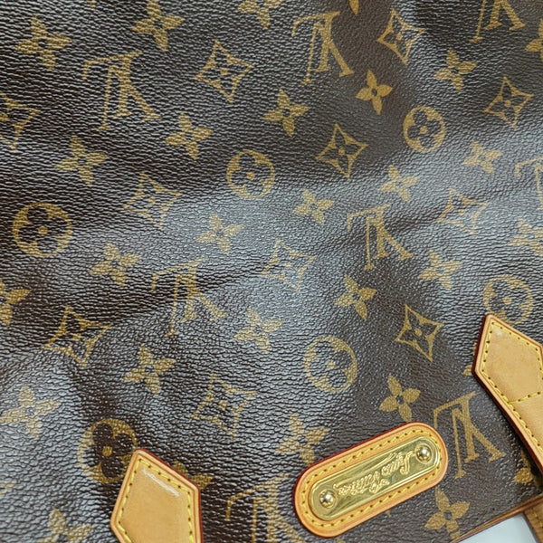 WILSHIRE MM Monogram Coated Canvas Brown