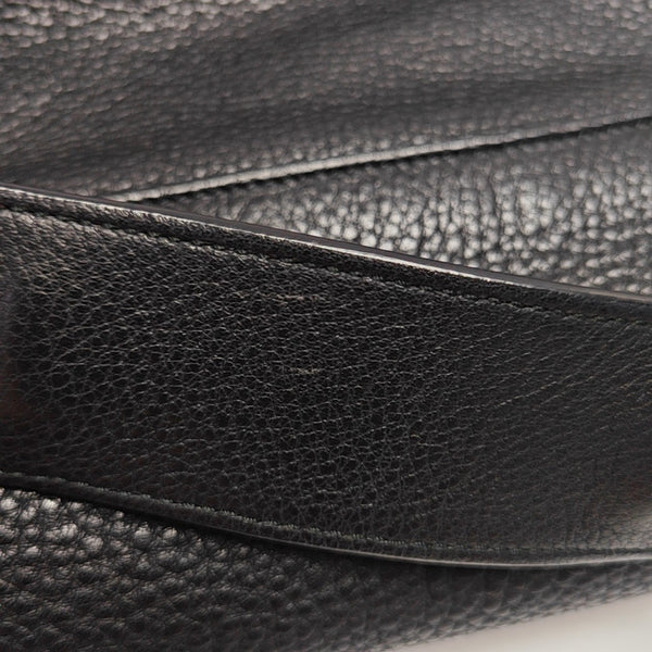 Calfskin Shoulder Bag Black