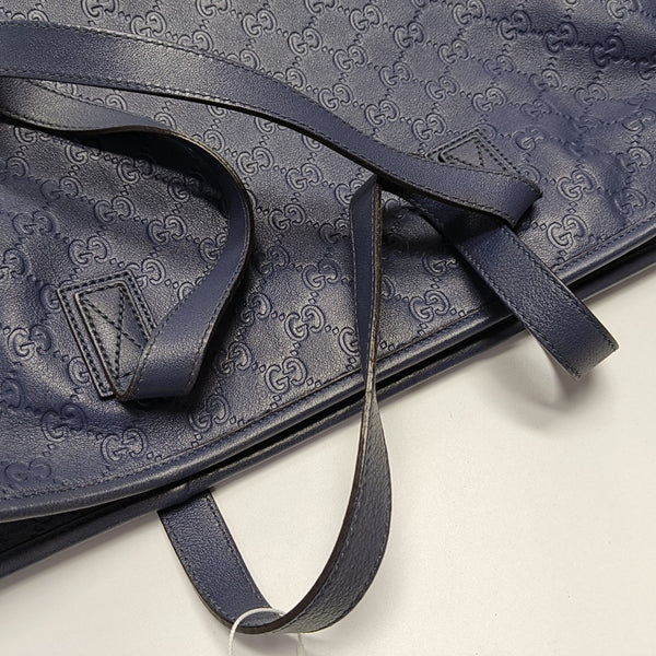 GG Imprime Monogram Calfskin Blue