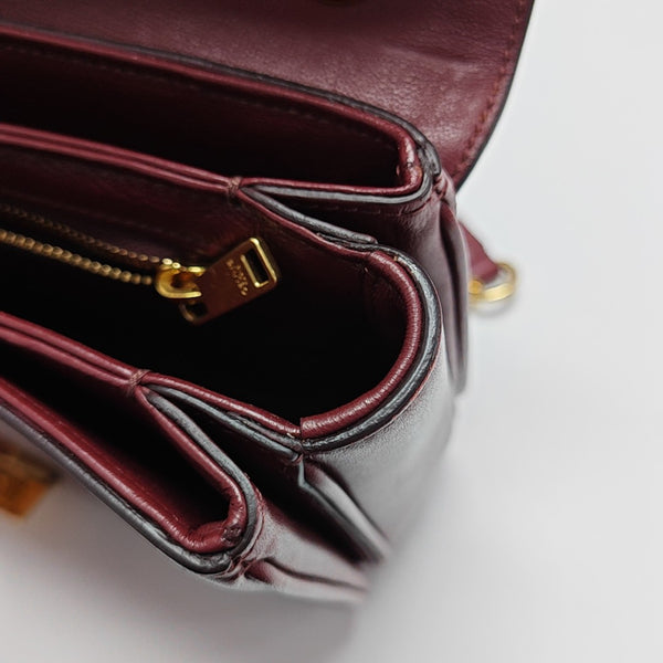 C Medium Calfskin Red