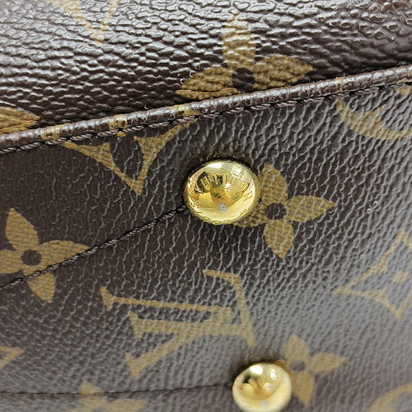 GEORGES BB Monogram Coated Canvas Brown