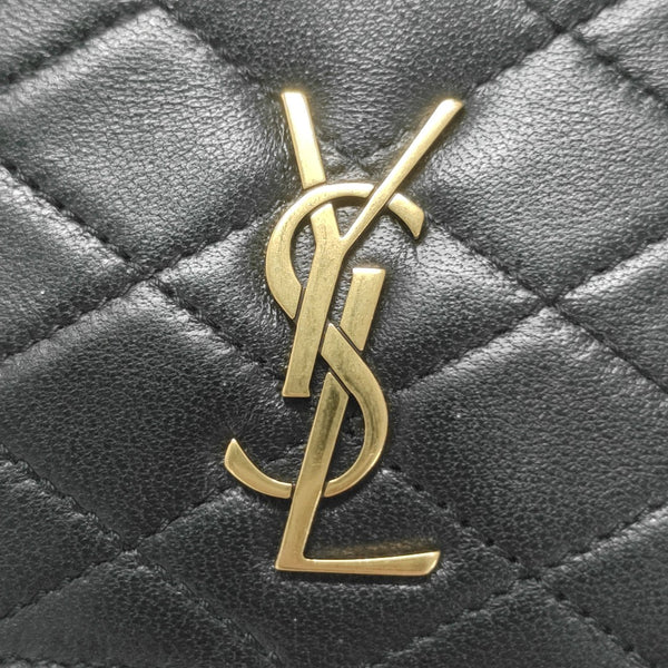 KATE SUPPLE Quilted Lambskin Black