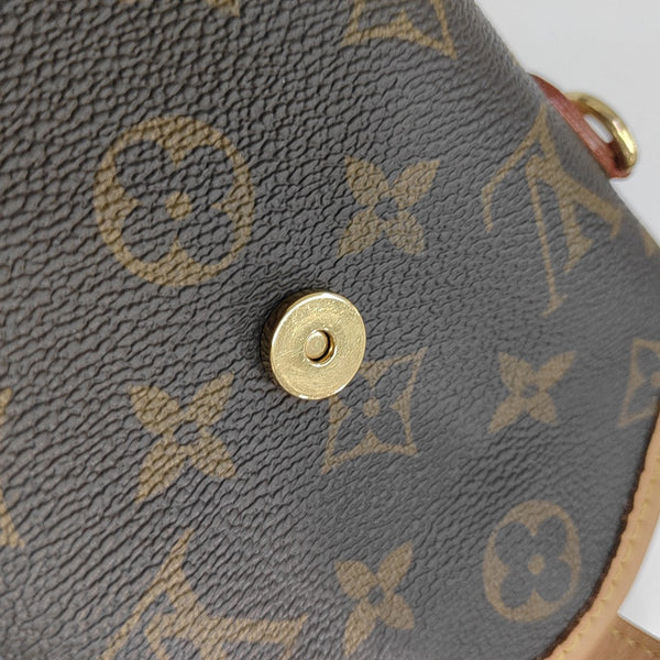 FOLD ME Monogram Coated Canvas Brown