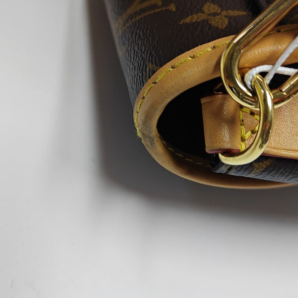 DIANE Monogram Coated Canvas Brown
