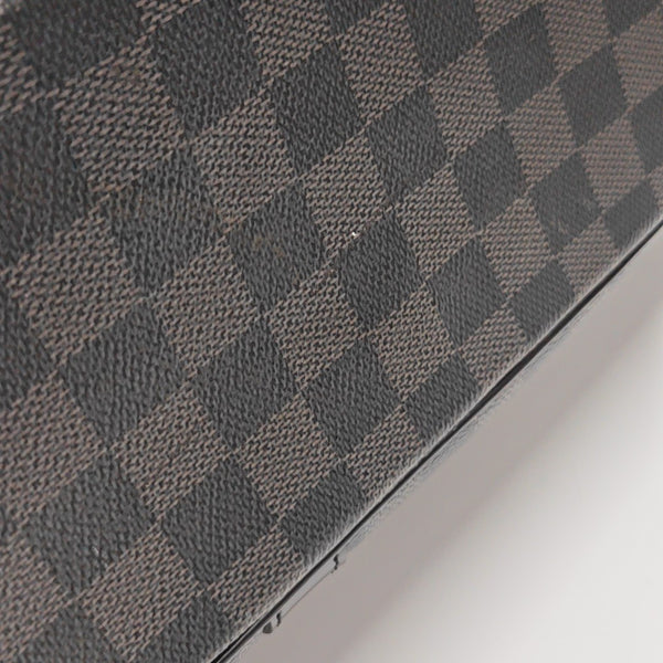 TADAO MM Damier Graphite Coated Canvas Gray