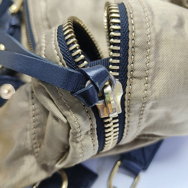 The Rucksack Medium Nylon Gold