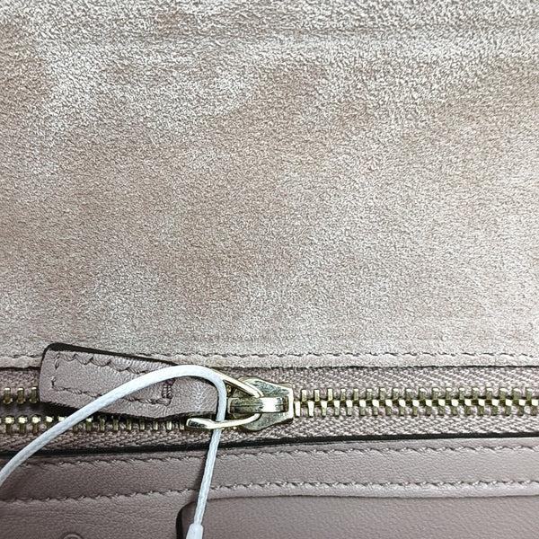 Monogram Calfskin Clutch Pink