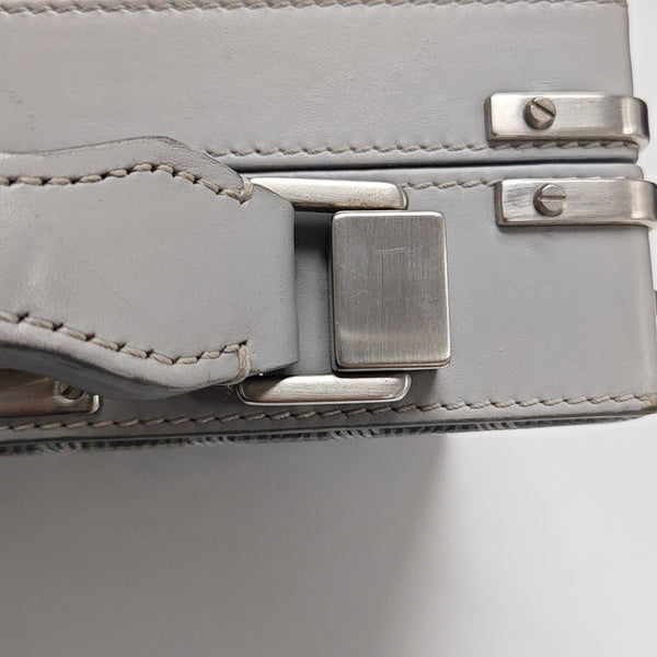 Lock Oblique Coated Canvas Gray
