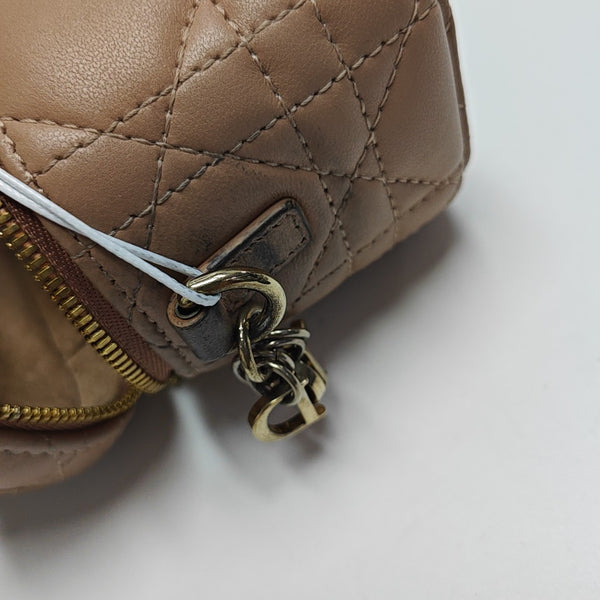 Lady Dior Super Mini Cannage Lambskin Pink