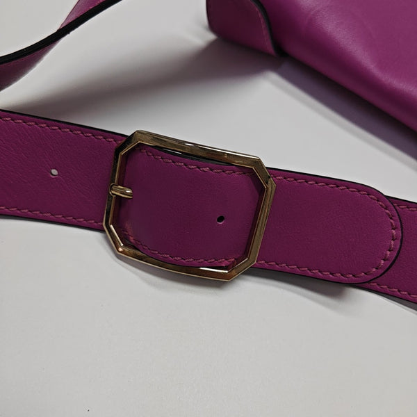 Calfskin Shoulder Bag Pink