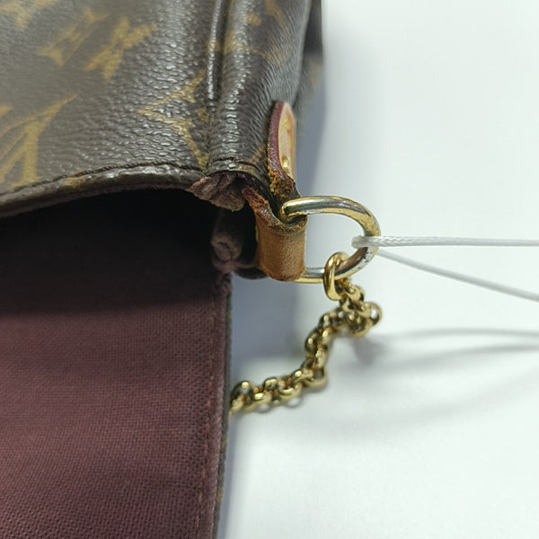 FAVORITE PM Monogram Coated Canvas Brown