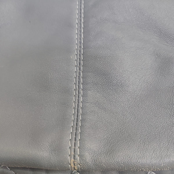 Quilted Calfskin Shoulder Bag Blue