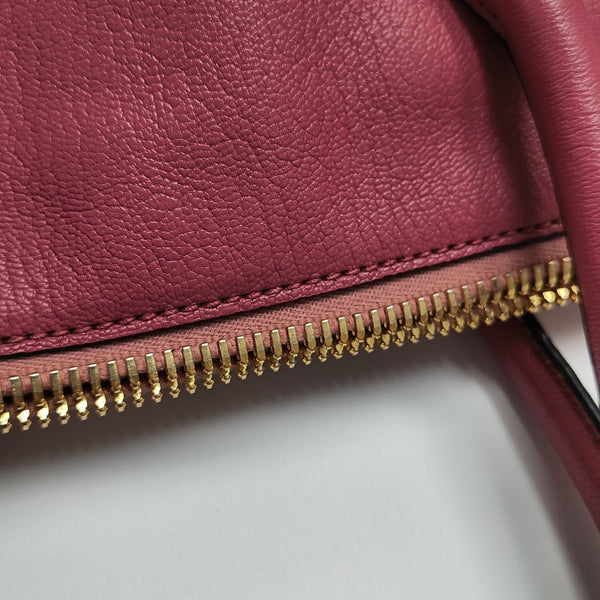 Calfskin Shoulder Bag Pink