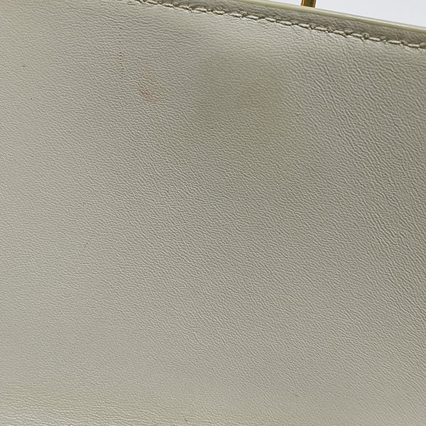 LE CARRÉ Small Calfskin White