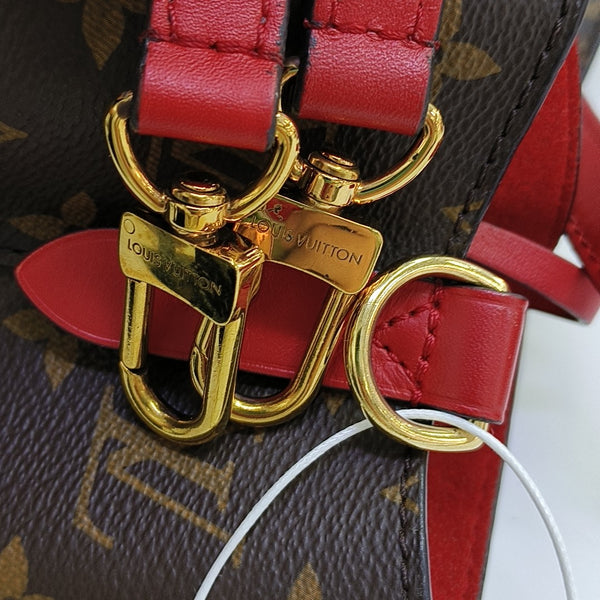 NÉONOÉ MM Monogram Coated Canvas Brown