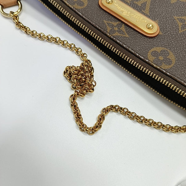EVA Monogram Coated Canvas Brown