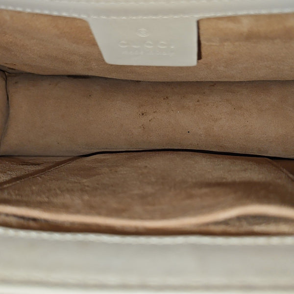 Sylvie Small Calfskin White