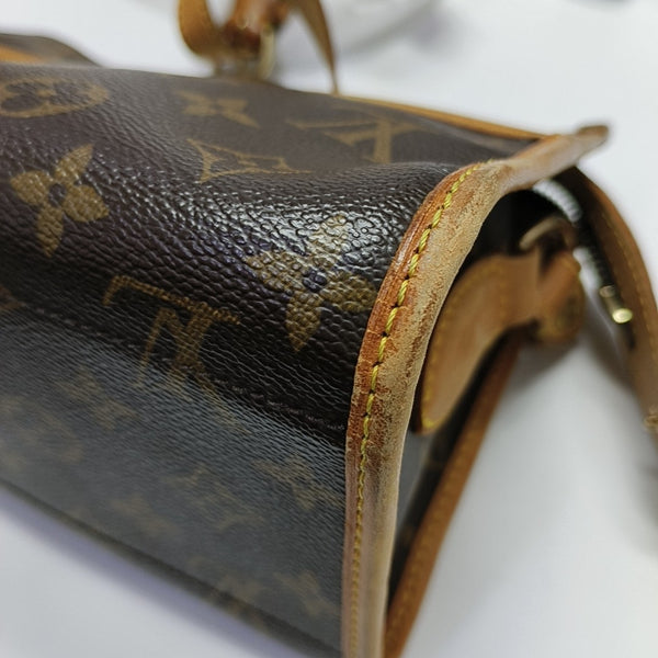 POPINCOURT Monogram Coated Canvas Brown