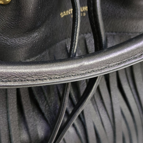 Calfskin Shoulder Bag Black