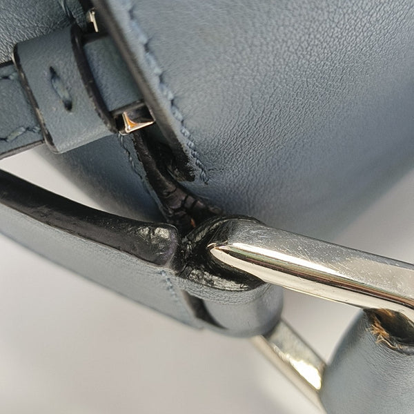 Puzzle Medium Calfskin Blue