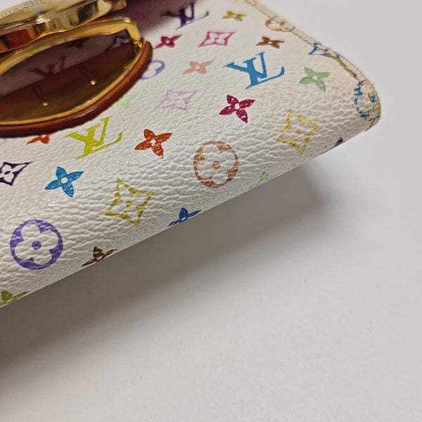 LV × TM KOALA Monogram Coated Canvas White Wallet